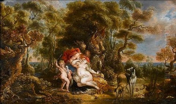 Cephalus And Procris Oil Painting by Jan Thomas Van Yperen