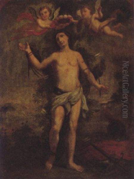 Saint Sebastian Oil Painting by Jan Thomas Van Yperen