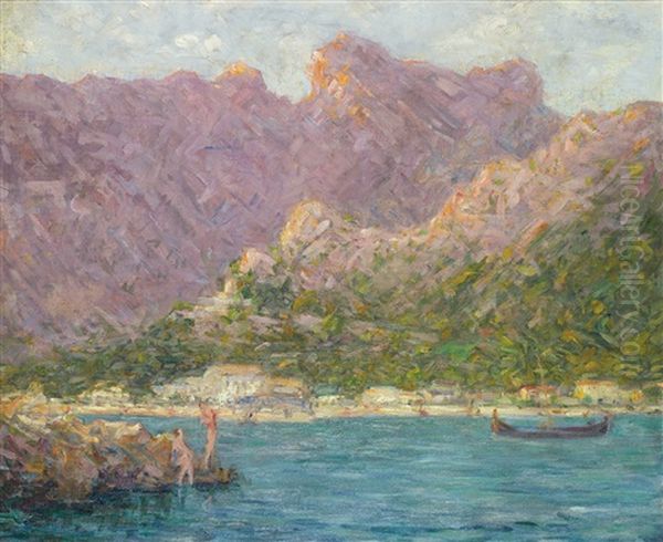 Vues Des Pyrenees Orientales Oil Painting by Pere Ysern Alie