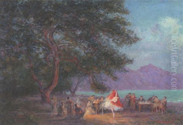 Evening Dance Oil Painting by Pere Ysern Alie