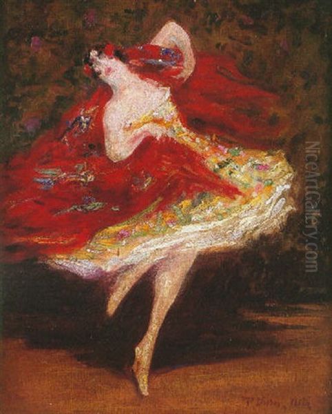 Bailarina Oil Painting by Pere Ysern Alie