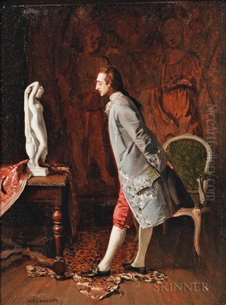 The Connoisseur Oil Painting by Eduardo Zamacois y Zabala