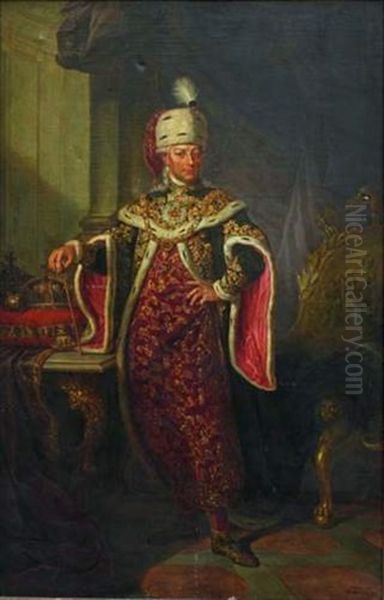 Francois Ii De Habsbourglorraine, Empereur Germanique, Empereur D'autriche Sous Le Nom De Francois 1er Oil Painting by Bruno Zach