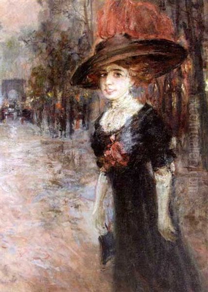 La Parisienne Oil Painting by Ernest Phillippe Zacharie