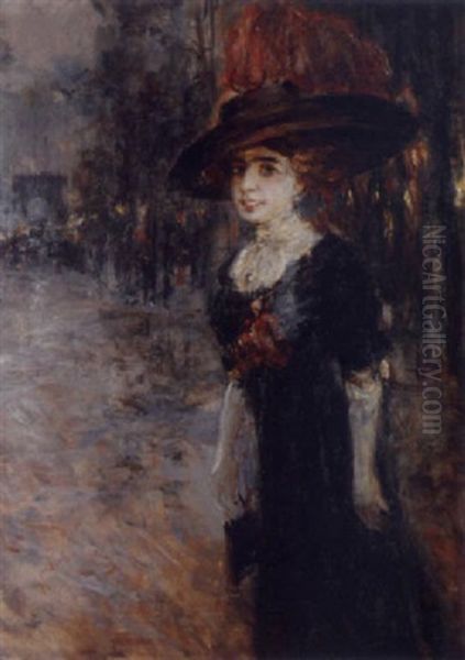 La Parisienne Oil Painting by Ernest Phillippe Zacharie