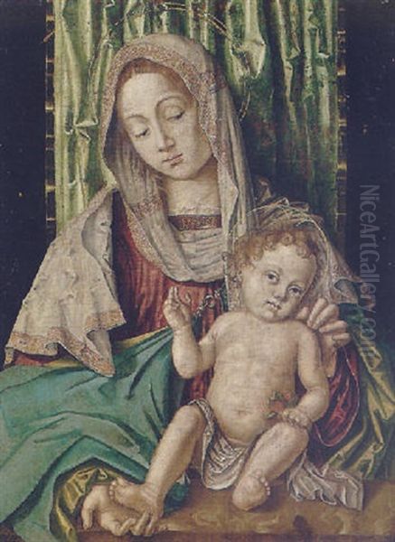 The Madonna And Child Oil Painting by Francesco Zaganelli