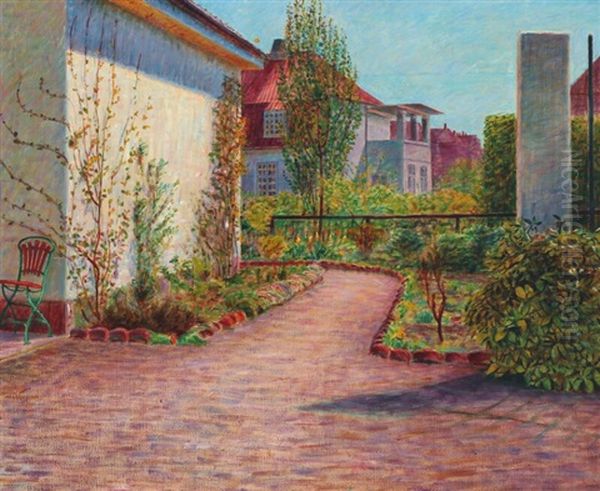 Casa D'antinos Garden by P.H. Kristian Zahrtmann