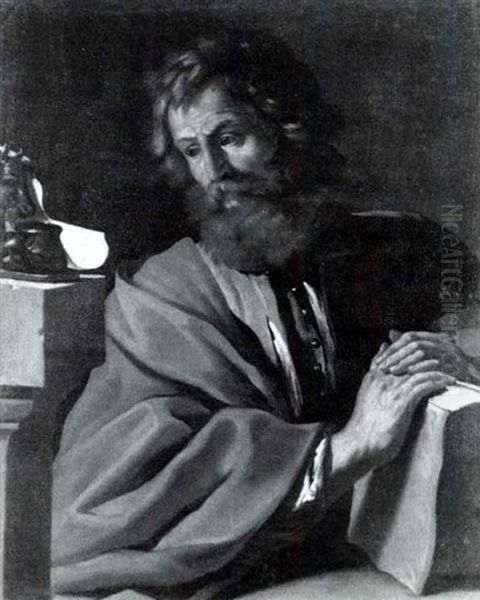 Saint Luke Oil Painting by Benedetto Zalone