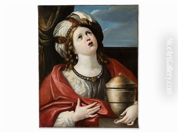 Mary Magdalene Oil Painting by Domenico Zampieri (Il Domenichino)