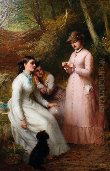 The Love Test Oil Painting by Thomas Brooks