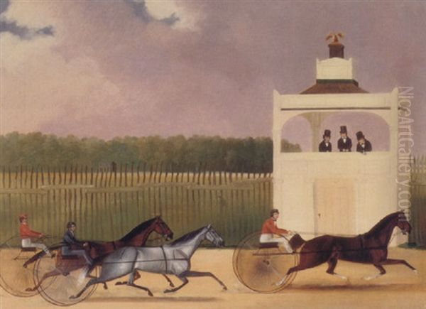 Lady Suffolk In The Lead Oil Painting by Thomas K. Zandt