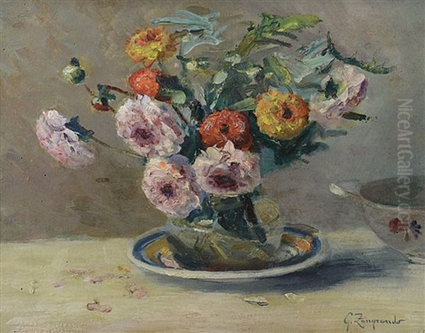 Vaso Con Fiori by Giovanni Zangrando