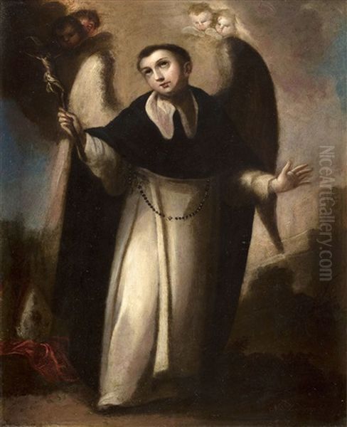 San Vicente Ferrer Oil Painting by Miguel Jeronimo Zendejas