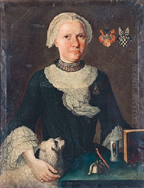 Portrait Of Maria Francisca Elisabeth Von Thurn Und Valsassina Von Baden Mittib Oil Painting by Marti Leon (M.A.) Zeuger