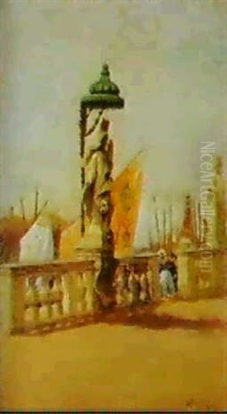 La Madonnina Di Chioggia Oil Painting by Alessandro Zezzos