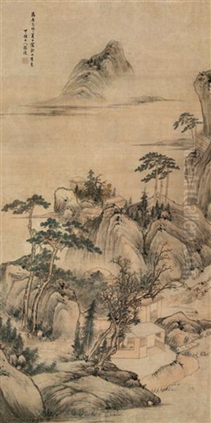 Landscape by  Zhang Fu