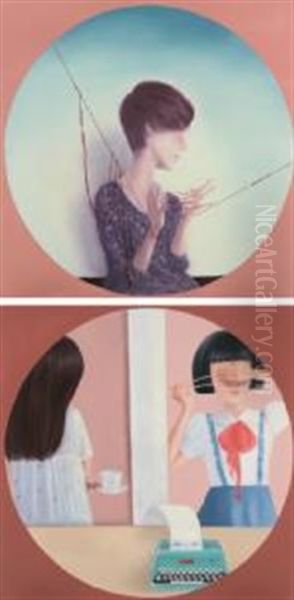 The Boundless Me (+ Untitled; 2 Works) Oil Painting by  Zhang Tingyu