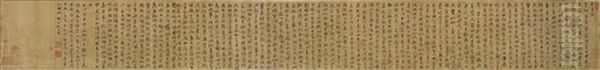 Small Cursive Script Calligraphy Oil Painting by  Zhu Yunming