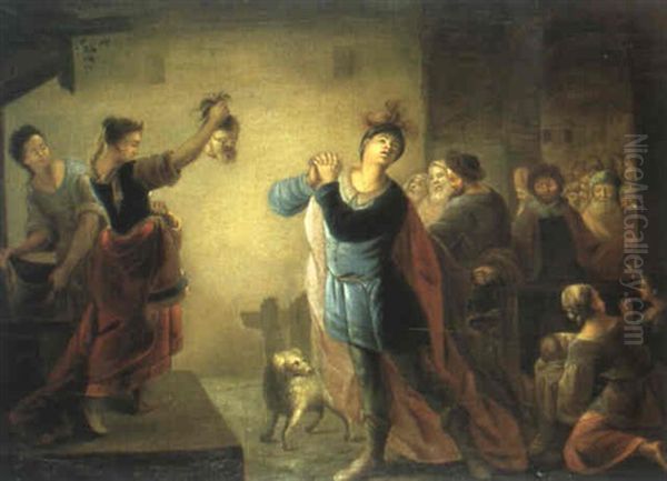 Triumphierende Judith Mit Dem Haupt Des Holofernes Oil Painting by Johann Zick