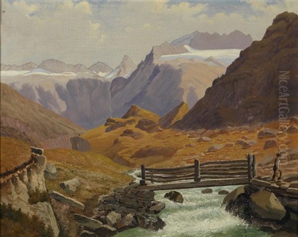 Schwarzensteiner Alpe Oil Painting by Andreas Ziegler