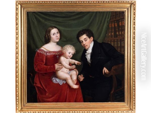 Familienportrait by Josef Ziegler