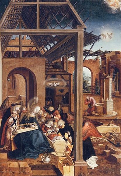 The Nativity Oil Painting by Wilhalm Ziegler