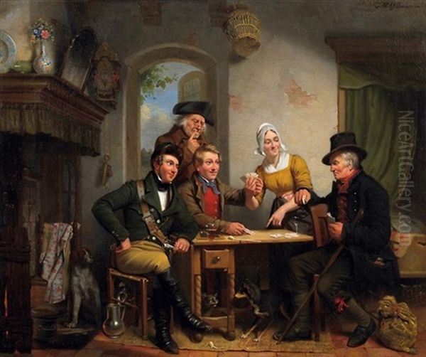 Das Siegreiche Blatt Oil Painting by Jan Wendel Gerstenhauer Zimmermann