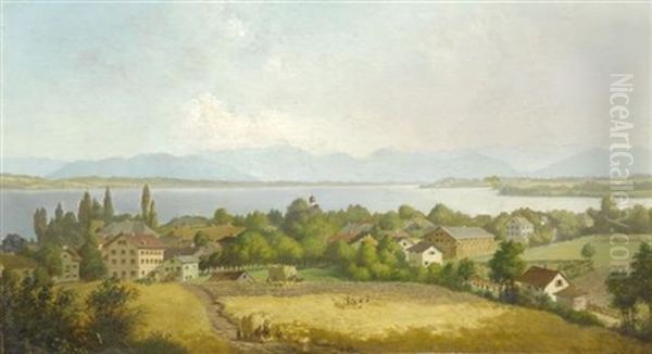 Blick Auf Den Bodensee by Josef Zink