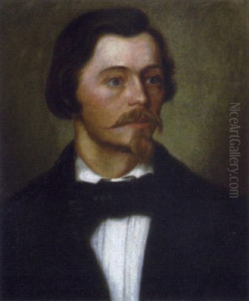 Self-portrait Oil Painting by J. Zionglinski