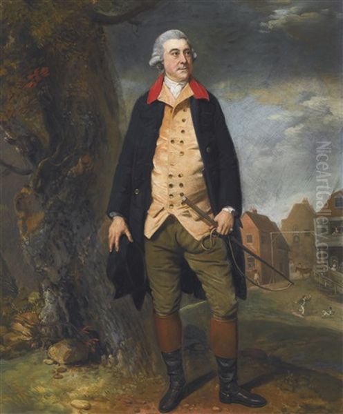 Portrait Of Sir Robert Preston, 6th Bt. (1740-1834) Oil Painting by Johann Joseph Zoffany