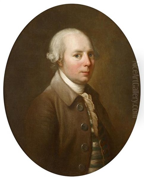 Portrait Of A Gentleman Oil Painting by Johann Joseph Zoffany