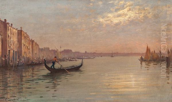 Venedik Oil Painting by Fausto Zonaro