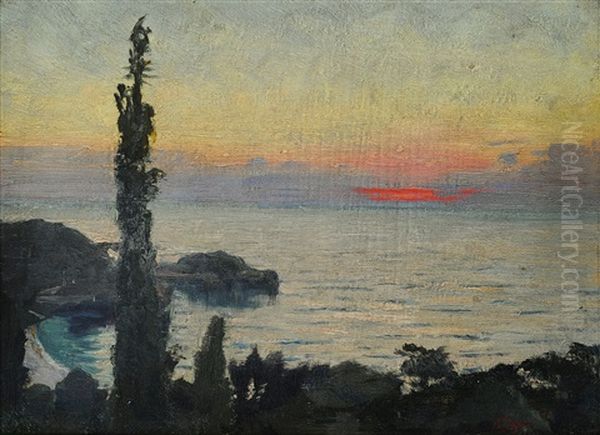 Monte-carlo Oil Painting by Fausto Zonaro