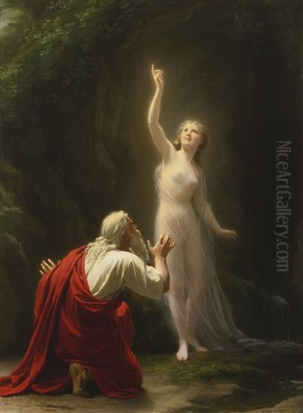 La Source Oil Painting by Fritz Zuber-Buehler