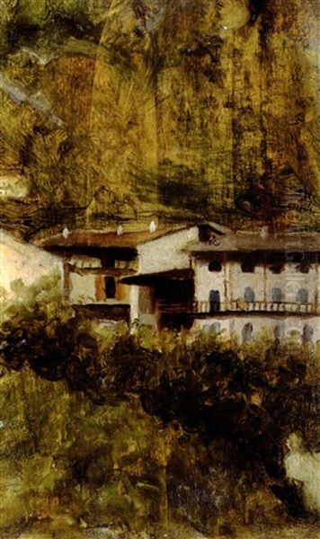 Paesaggio Oil Painting by Arnaldo Zuccari