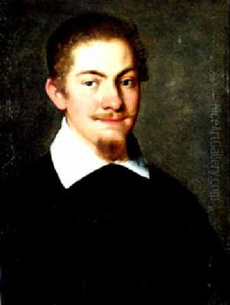 Portrait De Jeune Homme En Buste Oil Painting by Francesco Zucco