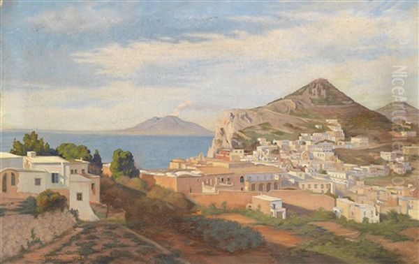 Motiv Aus Capri Oil Painting by Walter Zuchors