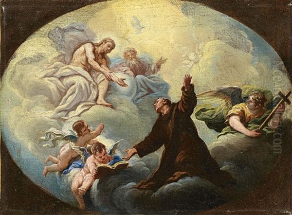 Apotheose Des Hl. Franziskus Oil Painting by Francesco Zugno the Younger