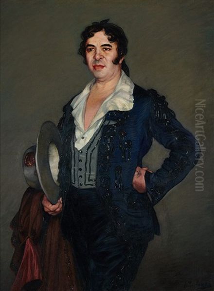 Retrato De Titta-rufo Oil Painting by Ignacio Zuloaga Y Zabaleta