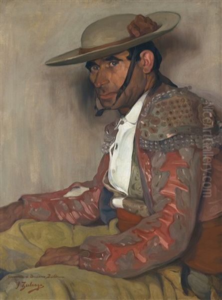 The Picador El Coriano Oil Painting by Ignacio Zuloaga Y Zabaleta