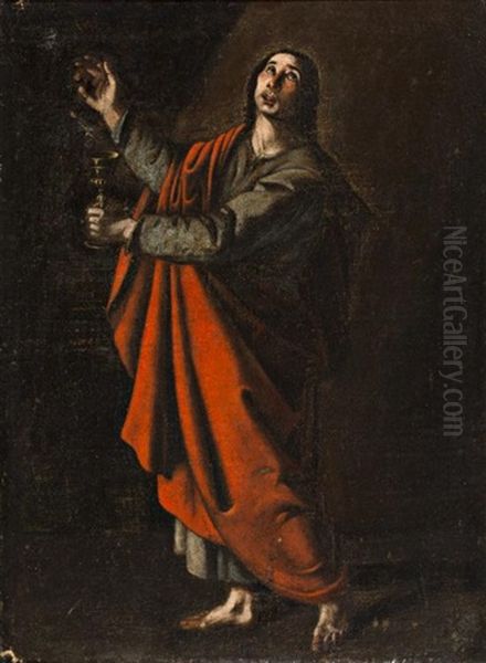 San Juan Evangelista Oil Painting by Francisco De Zurbaran