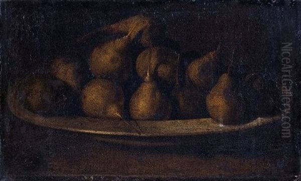 Plato Con Peras Oil Painting by Juan de Zurbaran