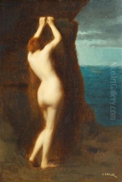 Andromeda Oil Painting by Marie Augustin Zwiller