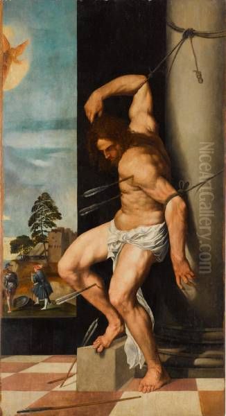  Saint Sebastian Oil Painting by  After Titian