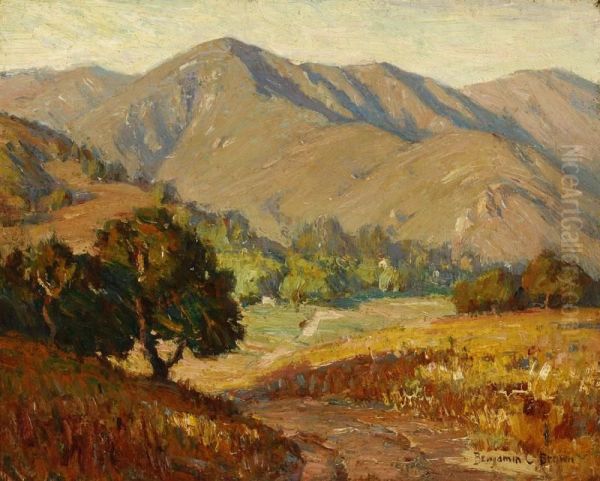 Montecito Valley, Near Santa Barbara Oil Painting by Benjamin Chambers Brown