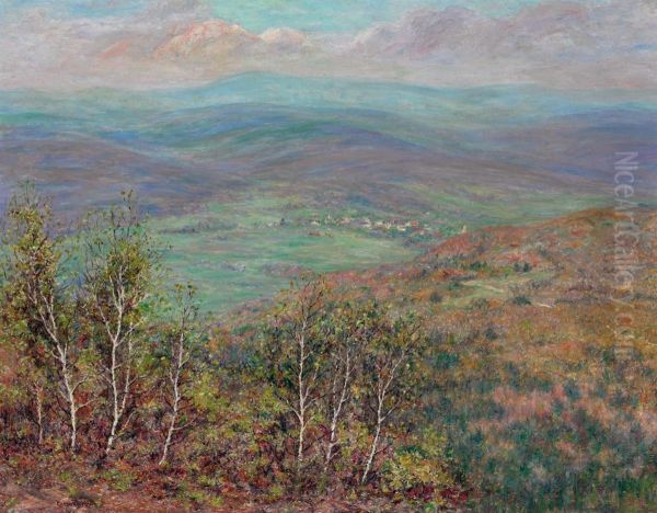 Pastoral Landscape Oil Painting by Carroll Butler Brown