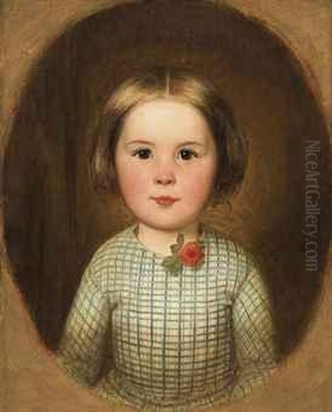 Portrait Of Elizabeth Clara Bromley Oil Painting by Ford Madox Brown