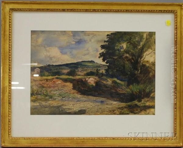 Roman Landscape Oil Painting by George Loring Brown