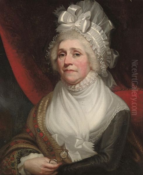 Portrait Of A Lady Oil Painting by Mather Brown