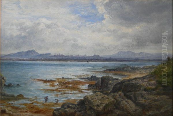 Edinburgh From Burntisland Oil Painting by William Beattie Brown